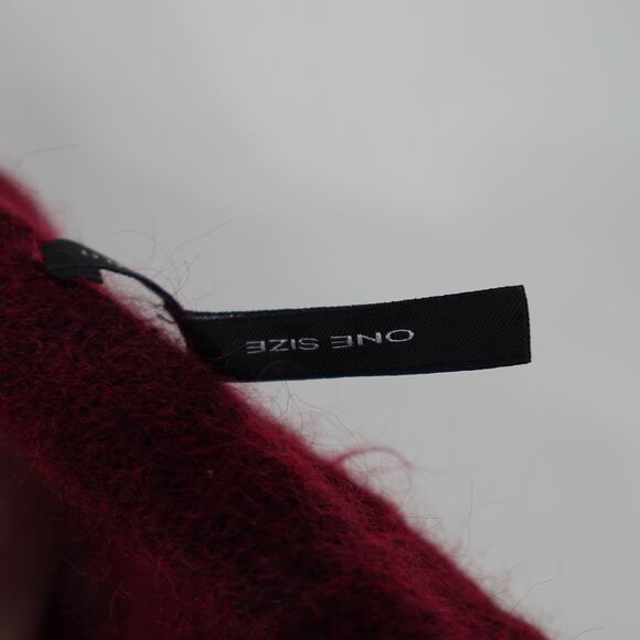 Sarah Pacini Red Drape Open Front Cardigan One Size - Picture 9 of 9